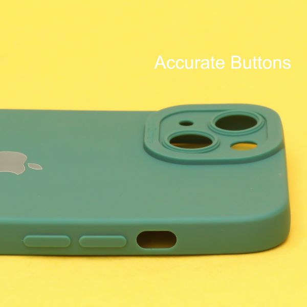 Dark Green Spazy Silicone Case for Apple Iphone 13