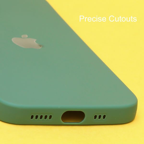 Dark Green Spazy Silicone Case for Apple Iphone 13