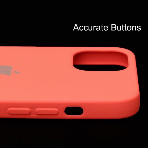 Orange Silicone Case for Apple iphone 13