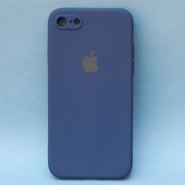 Dark Blue  Candy Silicone Case for Apple Iphone SE 2