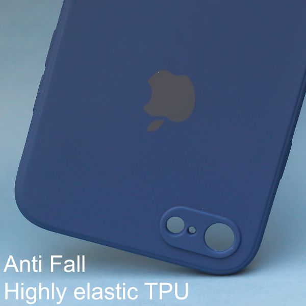 Dark Blue  Candy Silicone Case for Apple Iphone SE 2