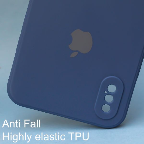 Dark Blue Candy Silicone Case for Apple Iphone Xs Max