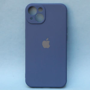 Dark Blue Candy Silicone Case for Apple Iphone 13