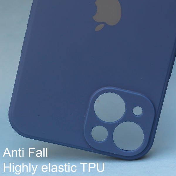 Dark Blue Candy Silicone Case for Apple Iphone 13