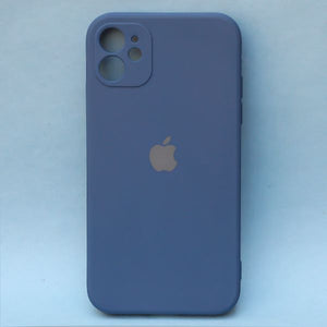 Dark Blue Candy Silicone Case for Apple Iphone 11