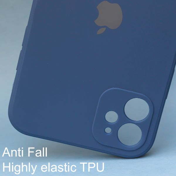 Dark Blue Candy Silicone Case for Apple Iphone 11