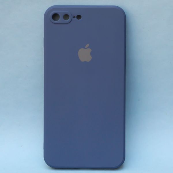 Dark Blue  Candy Silicone Case for Apple Iphone 8 Plus