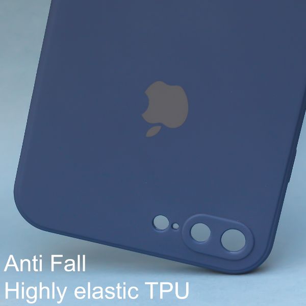 Dark Blue  Candy Silicone Case for Apple Iphone 8 Plus