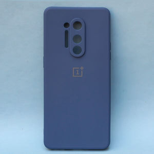 Dark Blue  Candy Silicone Case for Oneplus 8 Pro