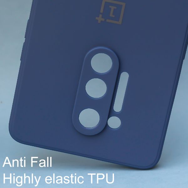 Dark Blue  Candy Silicone Case for Oneplus 8 Pro