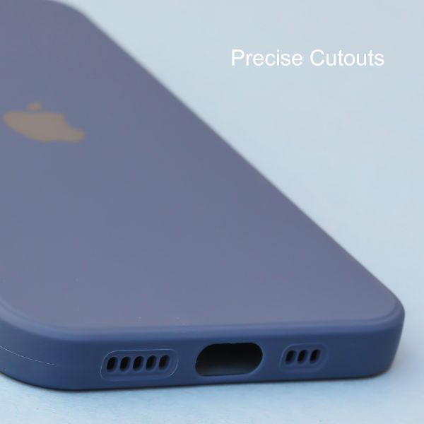 Dark Blue Candy Silicone Case for Apple Iphone 14