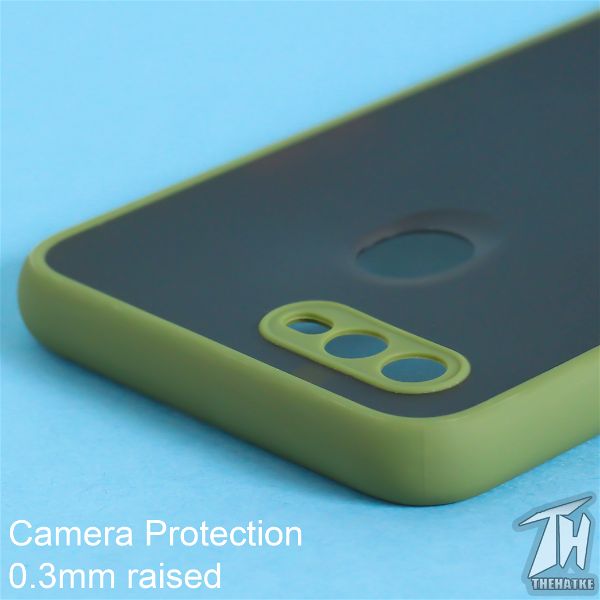 Green Smoke Camera Safe Silicone case for Oppo A5s