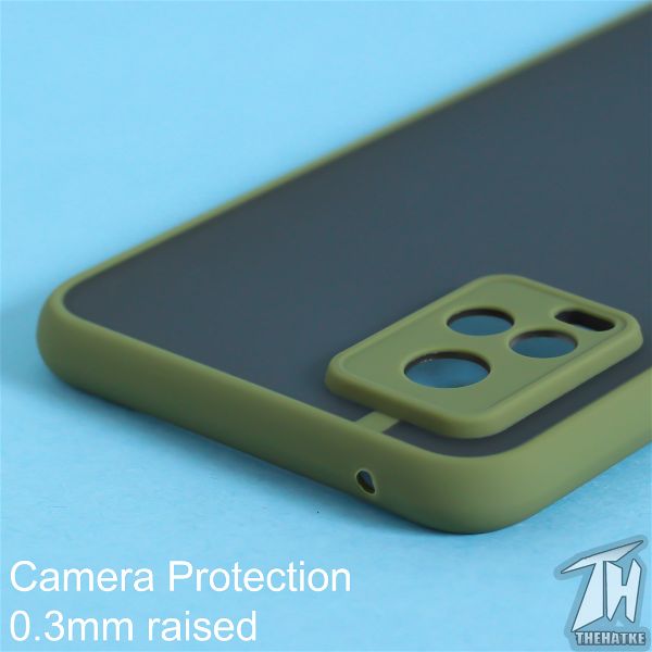 Green Smoke Camera Safe Silicone case for Vivo V20 pro