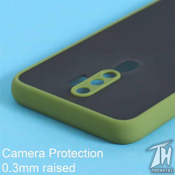 Green Smoke Camera Safe Silicone case for Oppo A5 2020