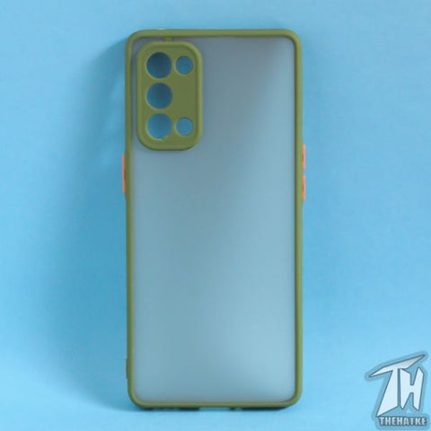 Green Smoke Camera Safe Silicone case for Oppo Reno 5 Pro