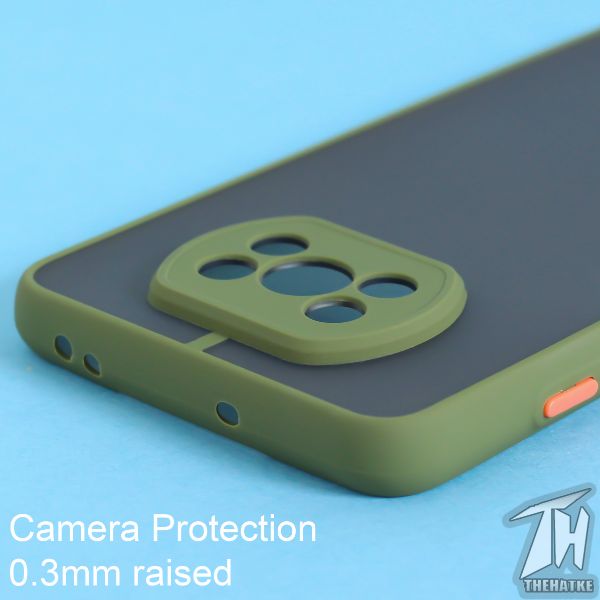 Green Smoke Camera Safe case for Poco X3