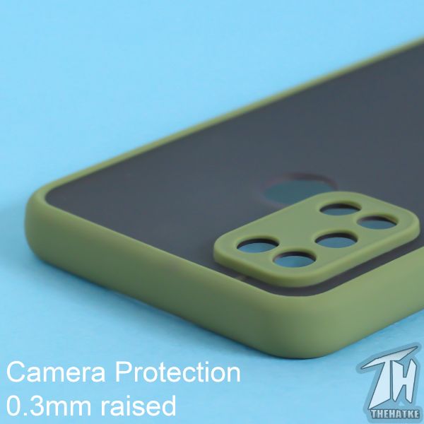 Green Smoke Camera Safe case for Realme 7i