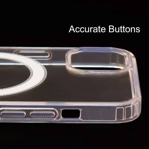 MagSafe Clear Transparent Silicone case for Apple iphone 12 Pro