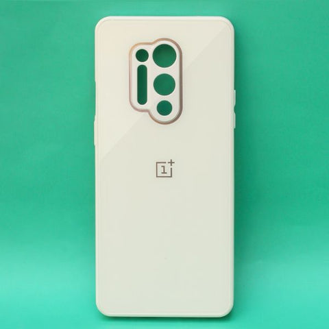 White camera Safe mirror case for Oneplus 8 Pro