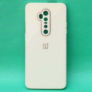 White camera Safe mirror case for Oneplus 7 Pro