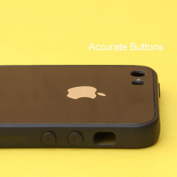 Black mirror Silicone case for Apple iphone 5/5s