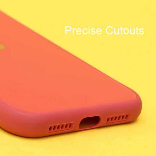 Red camera Safe mirror case for Apple Iphone 12