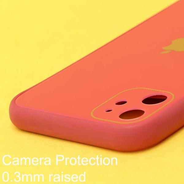 Red camera Safe mirror case for Apple Iphone 12