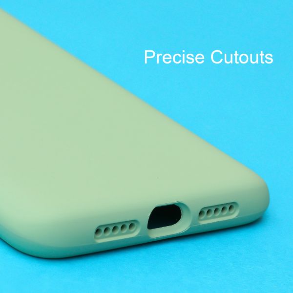 HAFFAN Custodia In Silicone TPU Per OnePlus 10T (6.7'') - Colore Verde Matcha, Antiurto Con Foro Per Laccio