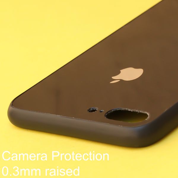 Black mirror Silicone Case for Apple Iphone 8 plus