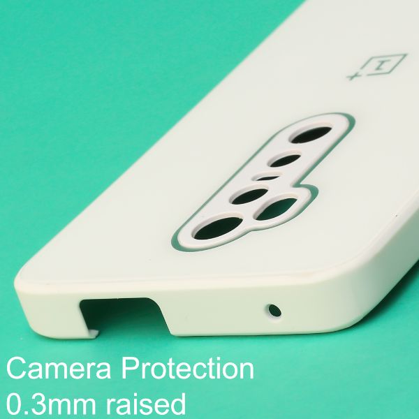 White camera Safe mirror case for Oneplus 7t Pro