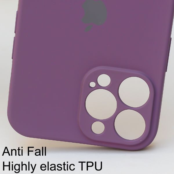 Dark Purple Candy Silicone Case for Apple Iphone 13 Pro Max