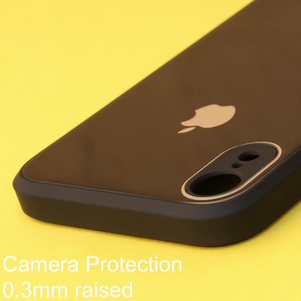 Black camera Safe mirror case for Apple Iphone XR