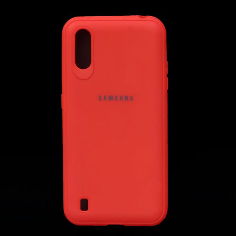 Red Silicone Case for Samsung A01