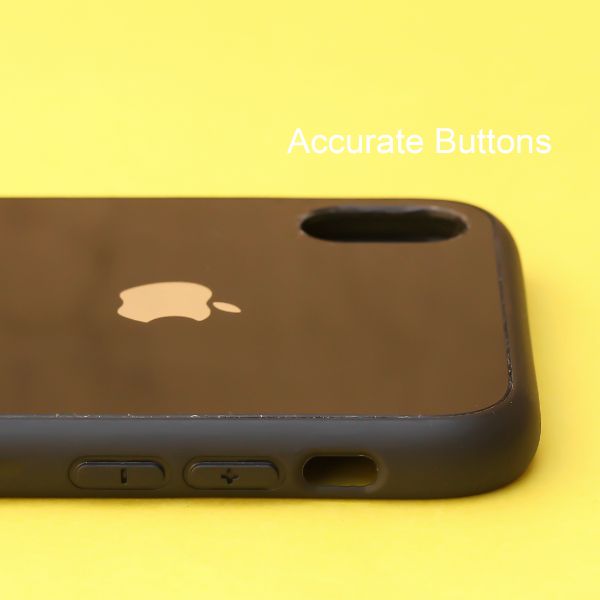 Black mirror Silicone Case for Apple iphone X/Xs