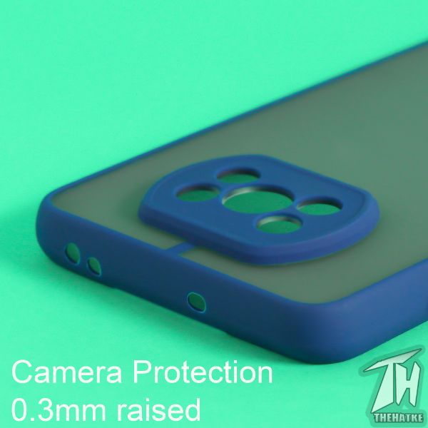 Blue Smoke Camera Safe case for Poco X3 Pro