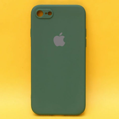 Dark Green Candy Silicone Case for Apple Iphone 8