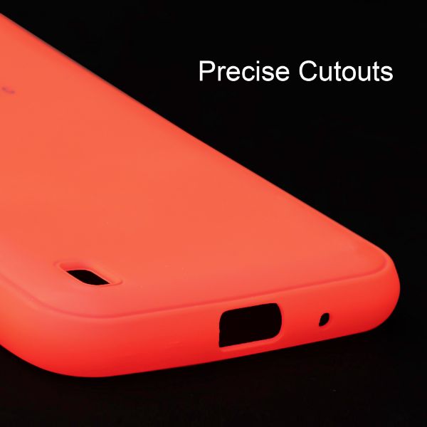 Red Silicone Case for Samsung A01