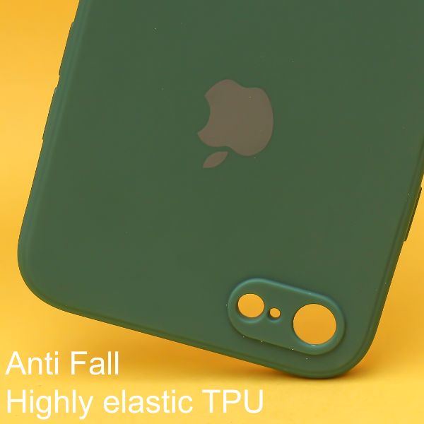 Dark Green Candy Silicone Case for Apple Iphone 8