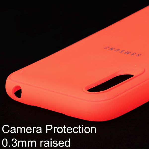 Red Silicone Case for Samsung A01