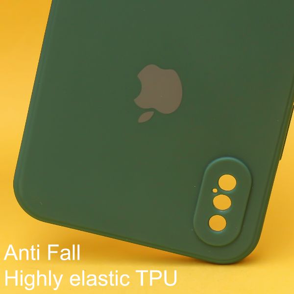 Dark Green Candy Silicone Case for Apple Iphone Xs Max