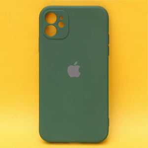 Dark Green Candy Silicone Case for Apple Iphone 12