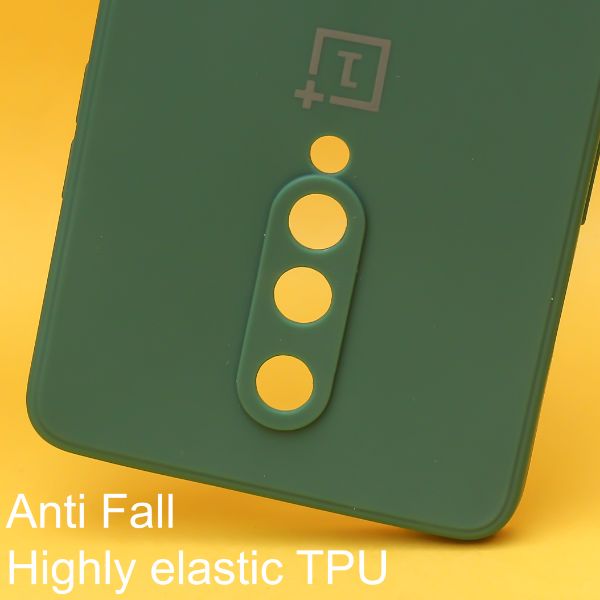 Dark Green Candy Silicone Case for Oneplus 8
