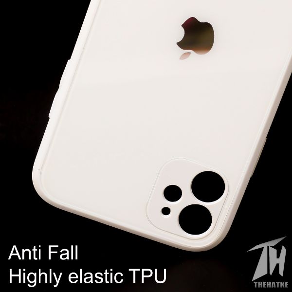 White camera Safe mirror case for Apple IPhone 12