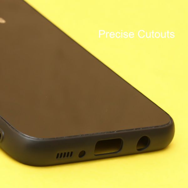 Black mirror silicone case for Samsung S8 plus