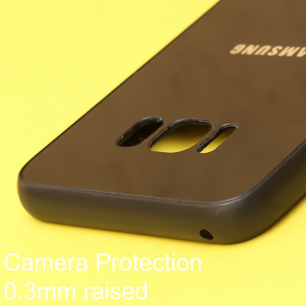 Black mirror silicone case for Samsung S8 plus