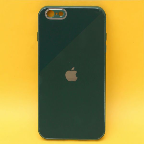 Dark green camera Safe mirror case for Apple iphone 6 plus/6s plus