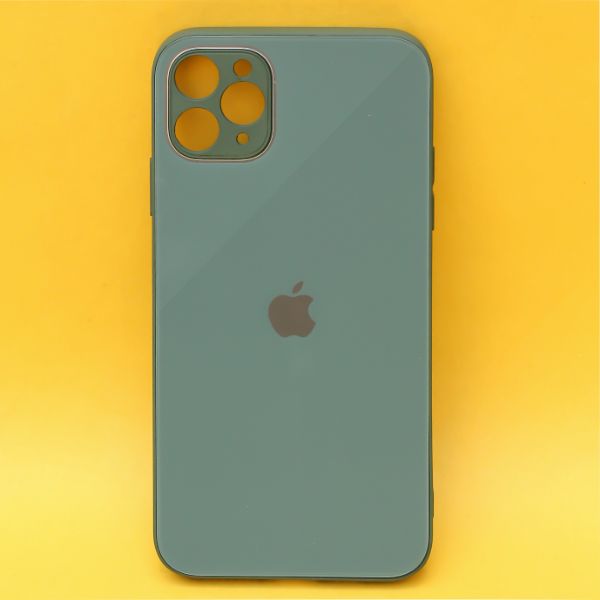 Dark green camera Safe mirror case for Apple Iphone 12 Pro