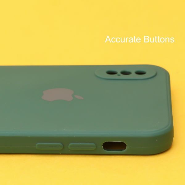 Dark Green Candy Silicone Case for Apple Iphone Xs Max