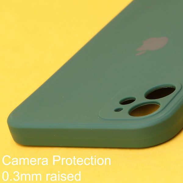 Dark Green Candy Silicone Case for Apple Iphone 12