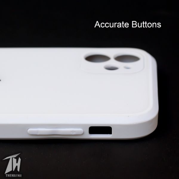 White camera Safe mirror case for Apple IPhone 12